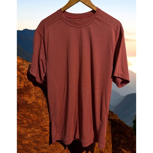 Columbia Shirt Mens Size Extra Large Red GRT Omni Dry Short Sleeve - Picture 1 of 4